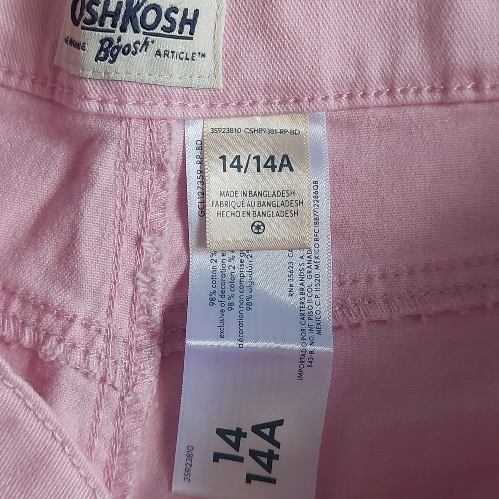 OshKosh B'gosh Light Pink‎ Shorts Girls Size 14